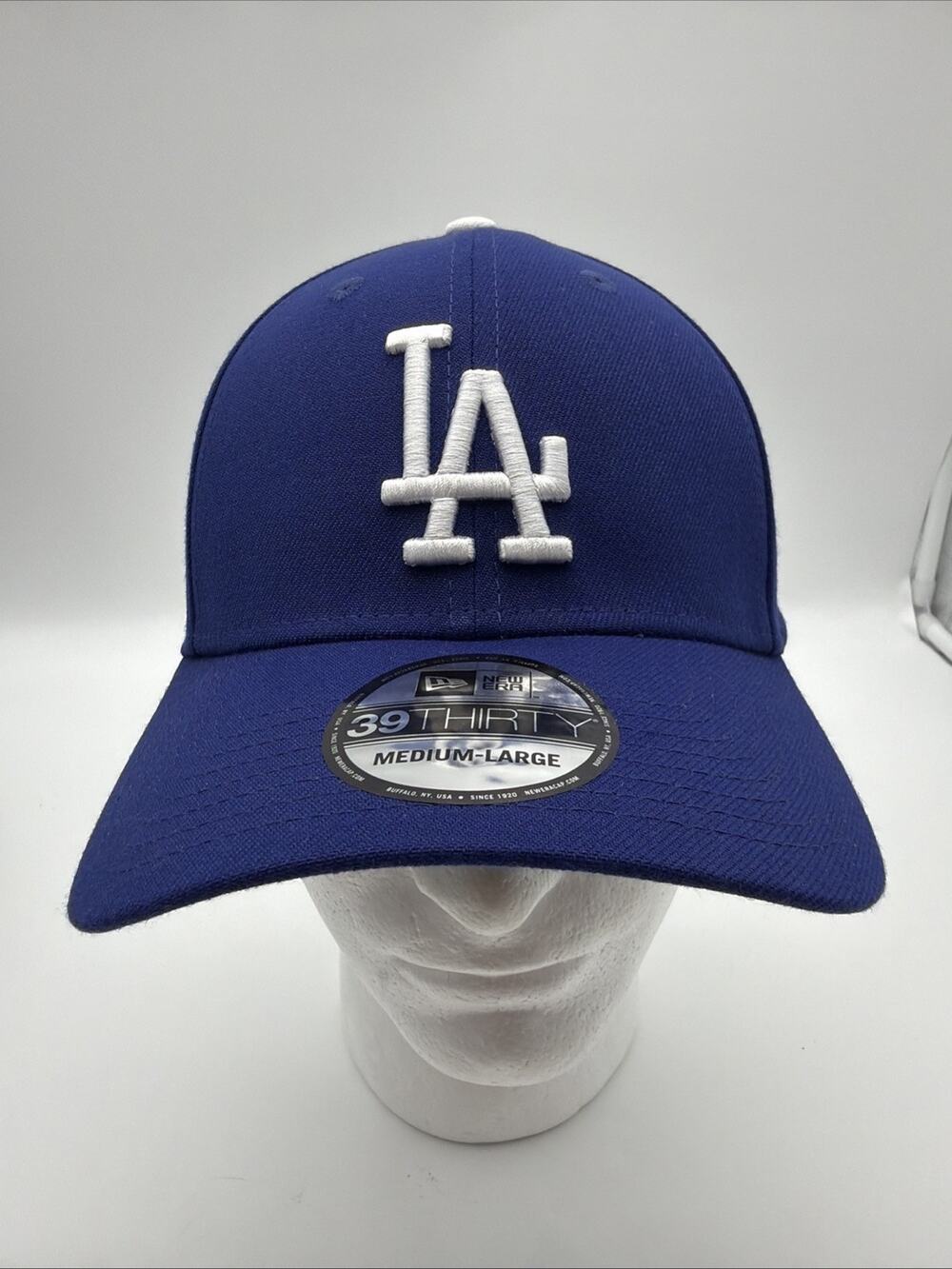 Los Angeles Dodgers New Era 39THIRTY Medium-Large Blue MLB Baseball Hat Cap